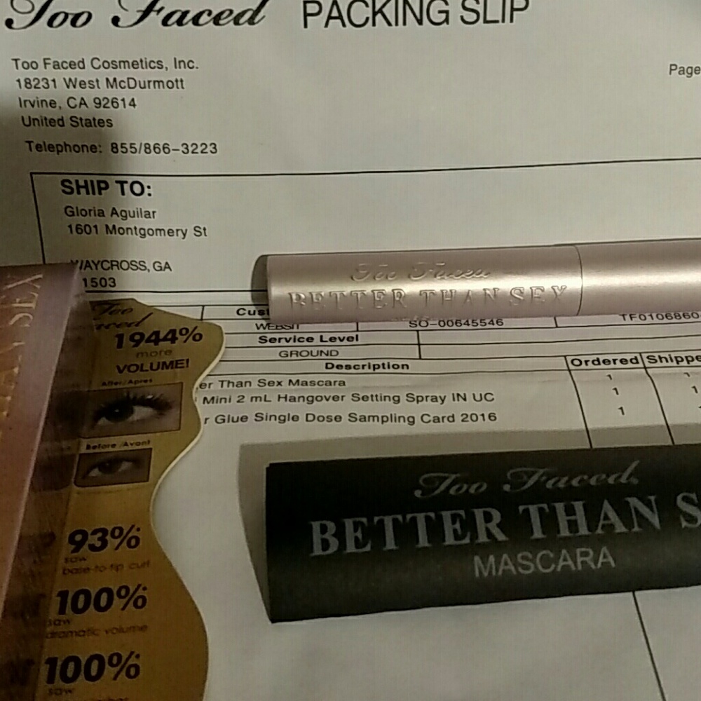 Too Faced Better than Sex mascara
